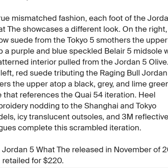 Nike Air Jordan Retro V in 'What The' - Picture 5 of 13